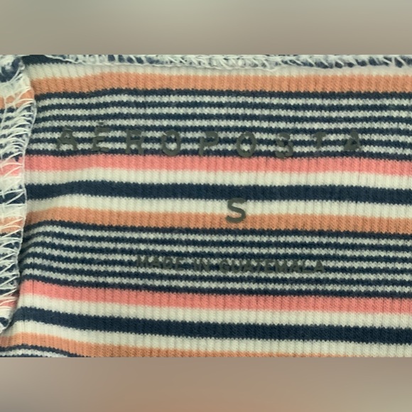 Aeropostale Stripe Halter Top - Picture 6 of 10